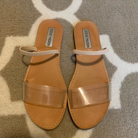 dasha clear slide sandals